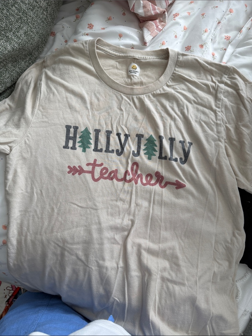 Holly Jolly Teacher Tshirt